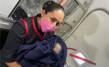 ¡Cigüeña a bordo! Nace bebé en avión de Aeroméxico en pleno vuelo