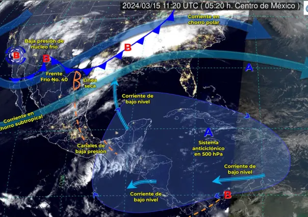 Probabilidad de lluvias con granizo en Tamaulipas