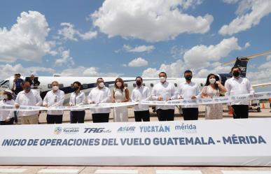 Vuelo entre Guatemala y Mérida es un éxito