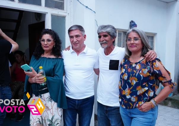 Aldo Fasci Zuazua comparte velada en casa de Celso Piña