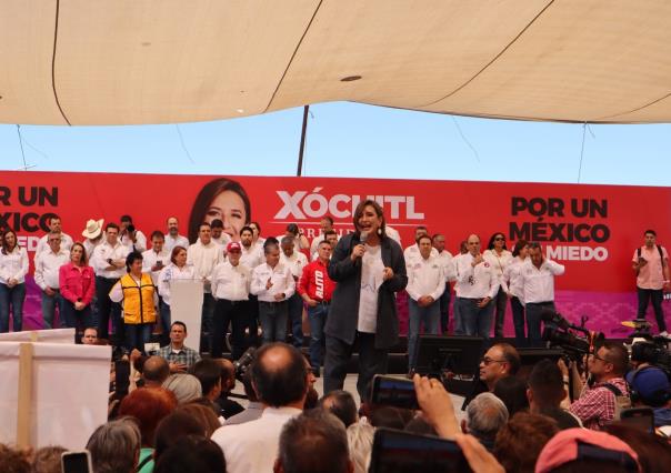 Xóchitl Gálvez en Saltillo: crítica a AMLO por no recibir a madres buscadoras