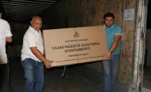 Llega a Mérida el material electoral para las elecciones del 2024