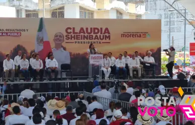 Gran apoyo a Claudia Sheinbaum en Comalcalco