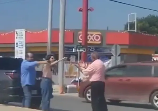 Joven agrede a persona mayor en Allende (VIDEO)