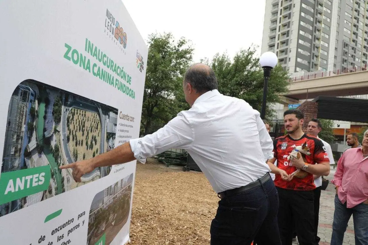 Reitera Gobierno de Nuevo León su compromiso de vocación social a través de Parque Fundidora con Zona Canina, gratuita. Foto. Cortesía