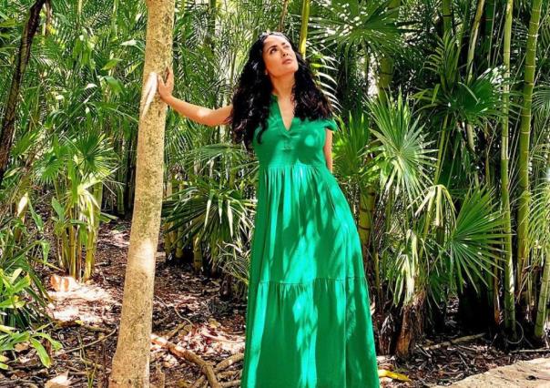 Salma Hayek comparte en redes sociales sus vacaciones en Yucatán