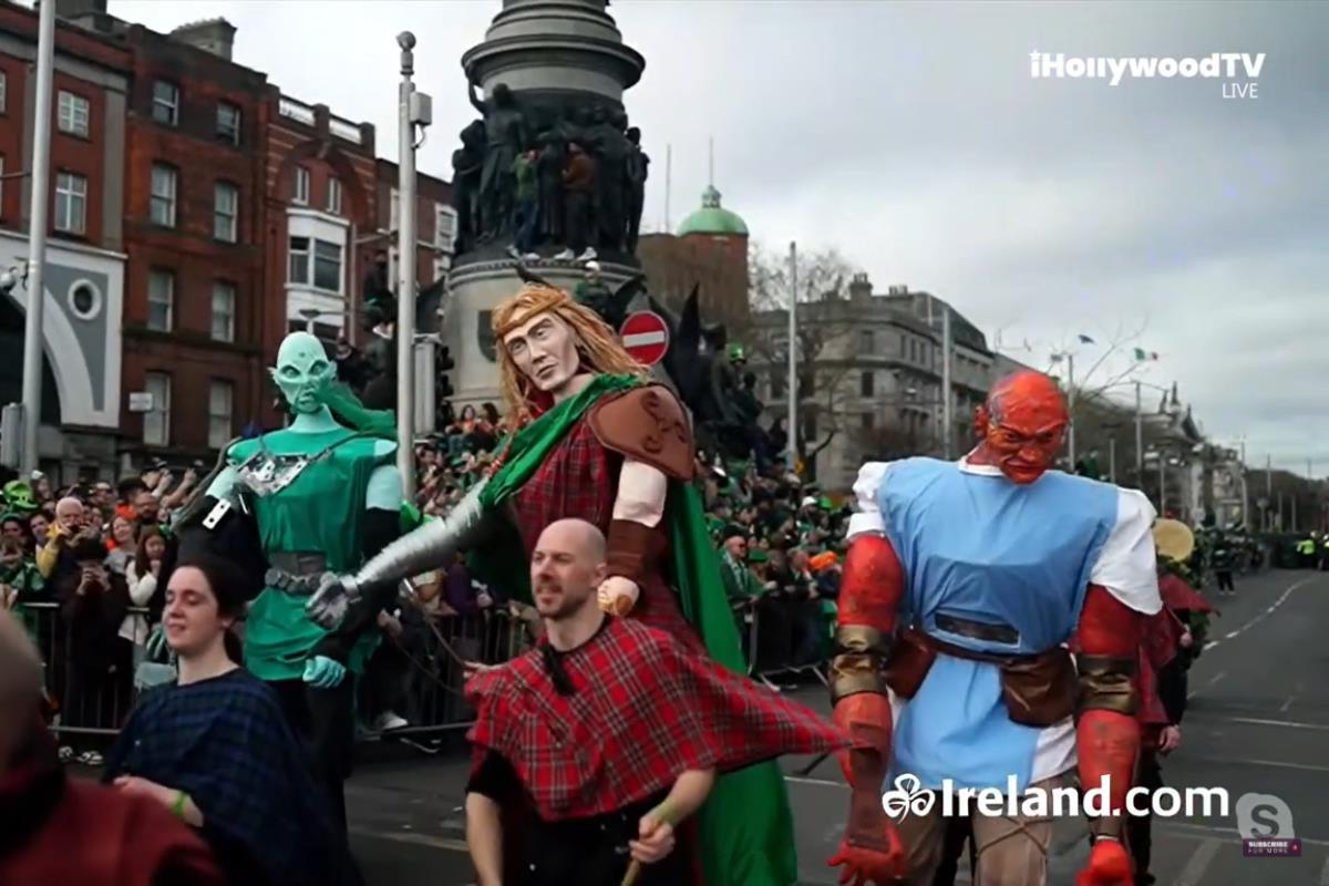 Festival en Irlanda, Día de San Patricio. Foto tomada de (Youtube) ¡HolywoodTV