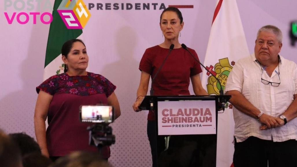 Respalda Sheinbaum a Rocío Nahle, candidata a la gubernatura de Veracruz