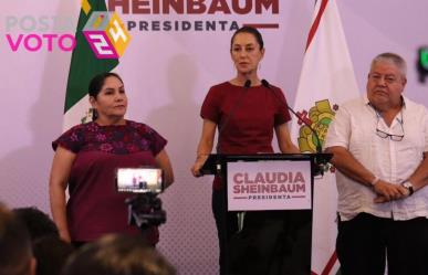 Respalda Sheinbaum a Rocío Nahle, candidata a la gubernatura de Veracruz