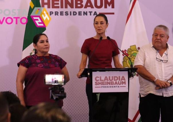 Respalda Sheinbaum a Rocío Nahle, candidata a la gubernatura de Veracruz