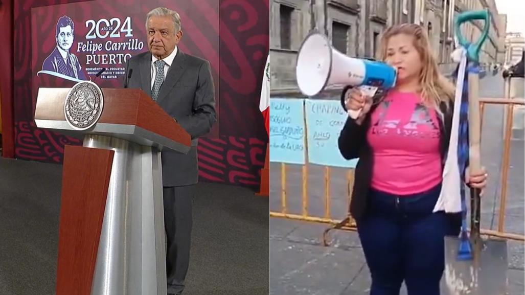 AMLO deja sin respuesta a madre buscadora que fue a Palacio Nacional