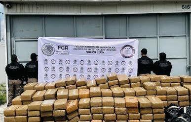 Asegura FGR más de una tonelada de marihuana en Apodaca