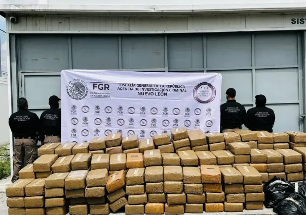 Asegura FGR más de una tonelada de marihuana en Apodaca