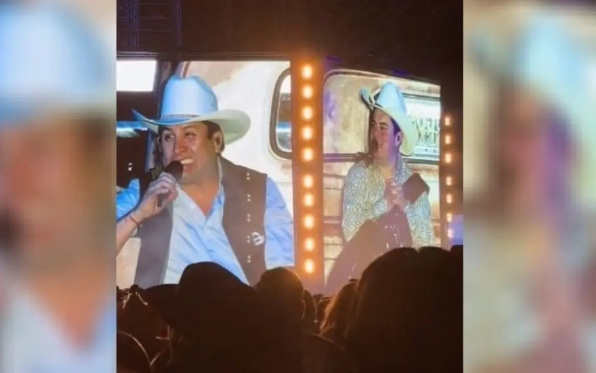 Julión Álvarez y Alfredo Olivas cantan corrido en Chihuahua y los multan (VIDEO)