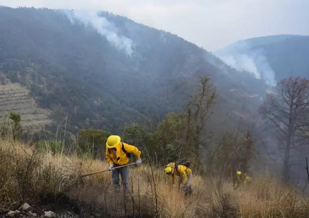 Avance del 75% en control del incendio en Parque Nacional Izta-Popo