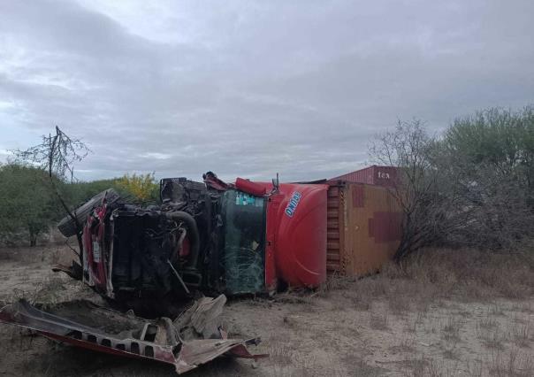 Accidente en carretera federal 83, un muerto y dos lesionados