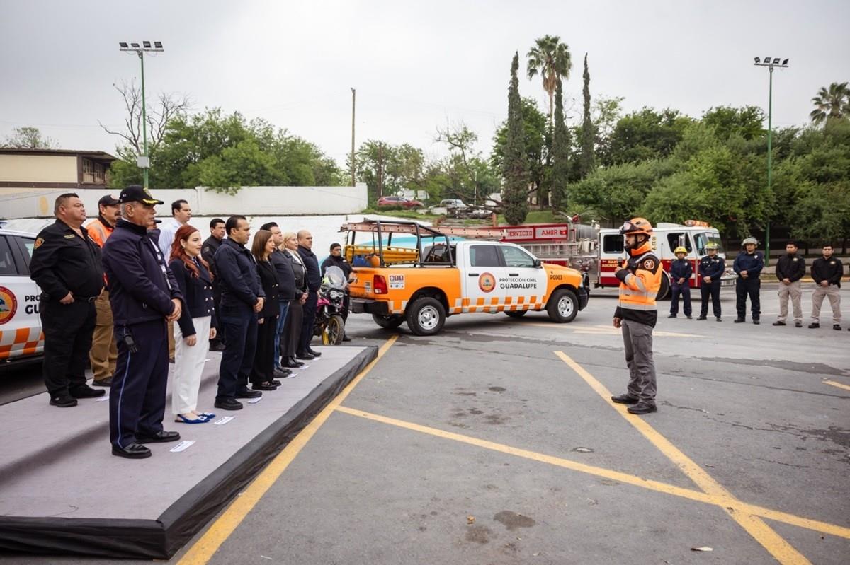 La alcaldesa de Guadalupe, Cristina Díaz, hizo un llamado a las familias a seguir las indicaciones de Protección Civil para evitar accidentes. Foto: Gobierno de Guadalupe