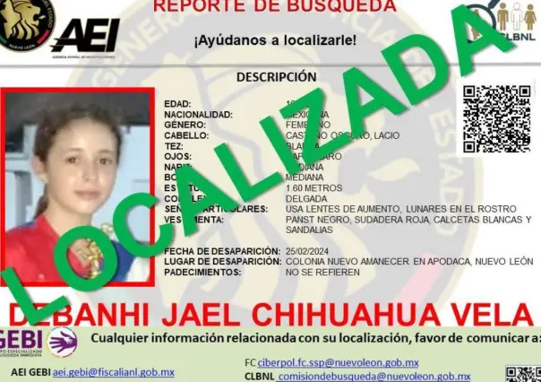 Localizan con vida a Debanhi Jael