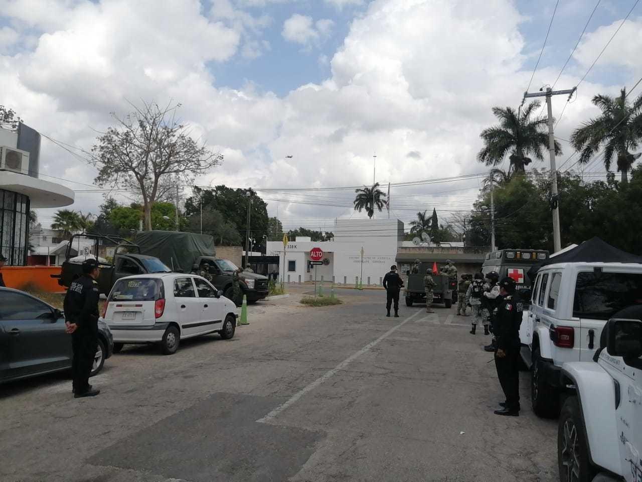 El simulacro comenzó cerca de las 13:30 horas Fotos: Cortesía