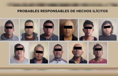 13 detenidos tras hallar fosa clandestina