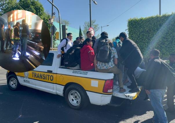 Colapsa Línea 7 del Metro, falla humana ocasiona caos