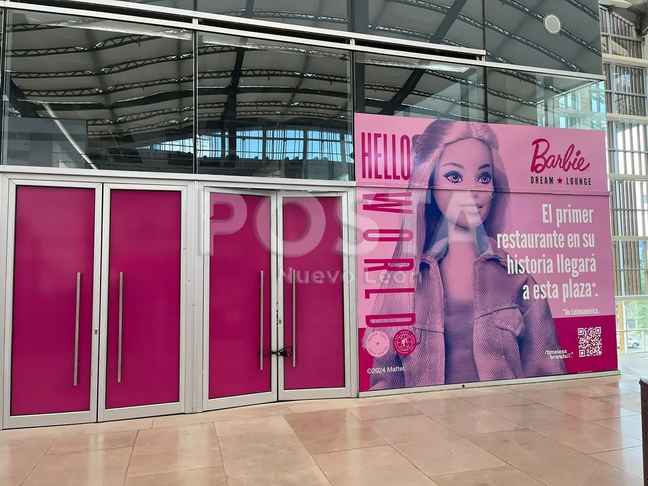 El primer restaurante oficial de Barbie en Monterrey está previsto que abra en el verano de 2024. Foto: Cynthia Pardo