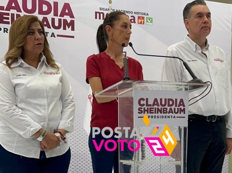 Descarta Sheinbaum que violencia en Pesquería este ligada a su campaña