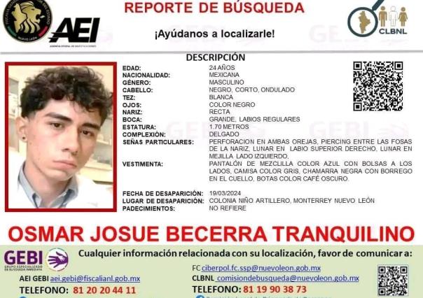 Estudiante de la UANL desaparece en Monterrey