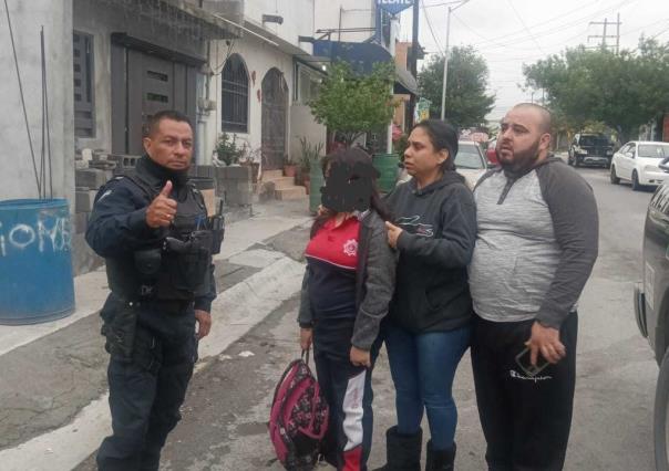 Encuentran con vida a menor extraviada en Apodaca