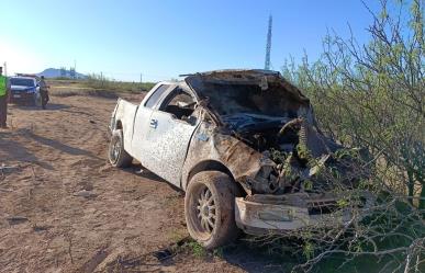 Muere al volcar en los límites de Durango y Chihuahua