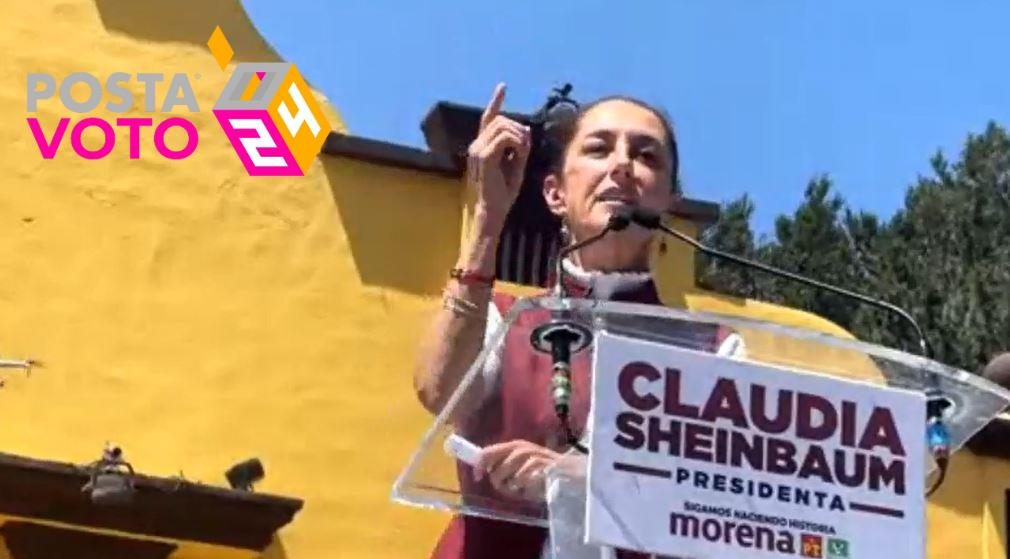 La candidata a la presidencia por Morena, Claudia Sheinbaum, se prepara para intensificar su campaña en el estado de Coahuila. Foto: Cortesía