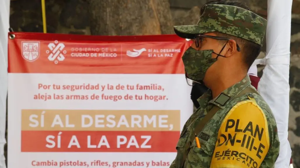 Con Sí al Desarme, Sí a la Paz, puedes recibir hasta 20 mil pesos por tu arma