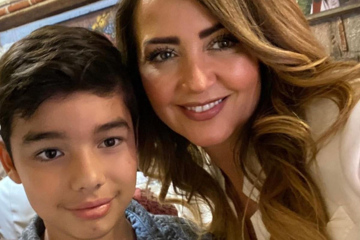 Andrea Legarreta compartió foto emotiva junto a su sobrino Foto: Instagram @andrealegarreta