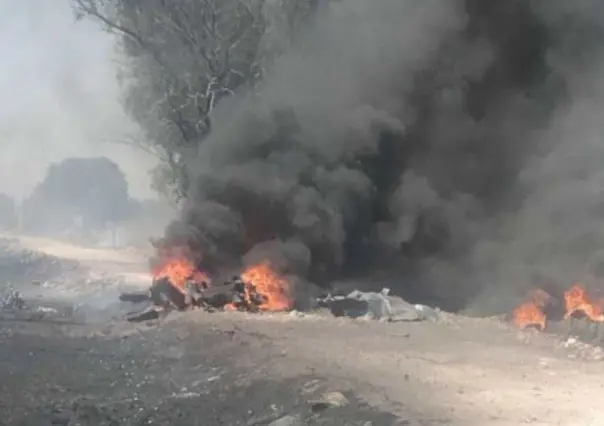 Explota pipa cargada con gas en la carretera Jaltenco-Teoloyucan (VIDEO)