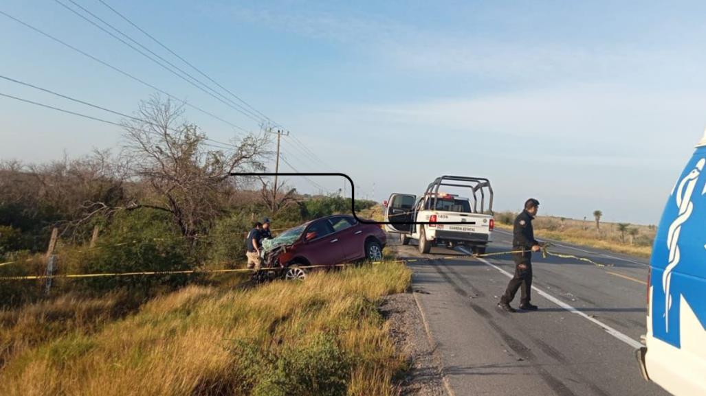 Fallece persona en choque entre automóvil y tractocamión