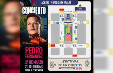 Cierre de calles por concierto de Pedro Fernández ¡Toma tus precauciones!