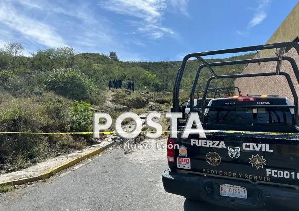 Moviliza hallazgo de restos humanos al norte de Monterrey