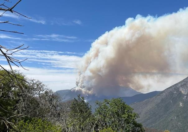 Se incendia la sierra de Zaragoza, Nuevo León