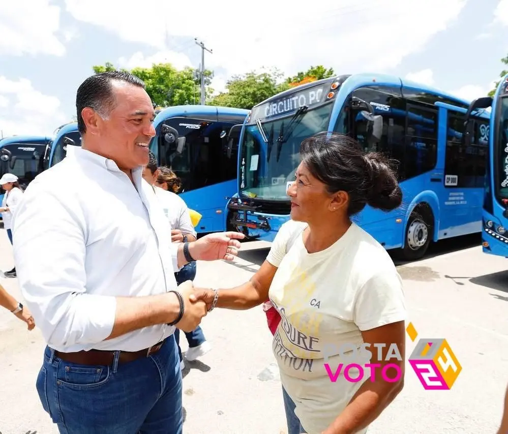 Renán Barrera Concha en campaña. Foto: Cortesía