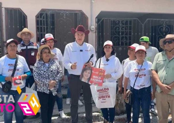 Destacan Waldo Fernández y Judith Díaz el respaldo de la gente en San Nicolás