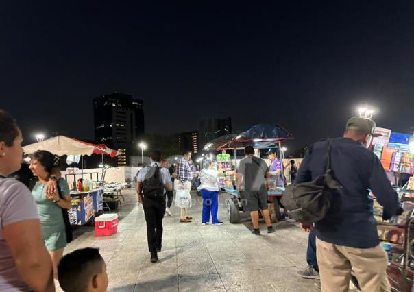 “Lunes Santo”, con gran afluencia en Centro de Monterrey