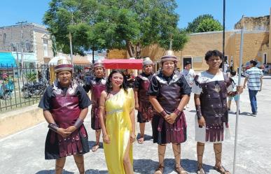 Últimos ensayos del viacrucis viviente de Acanceh