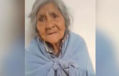 Abuelita de 89 años clama por ayuda, su hijo la quiere echar de su casa (VIDEO)
