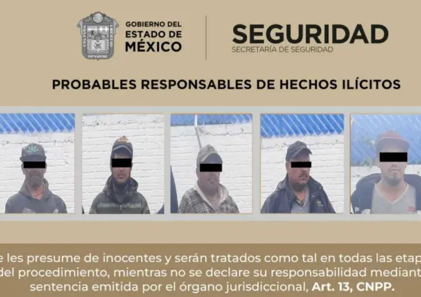 Caen 5 talamontes con 110 rollos de madera ilegal en Ocuilan