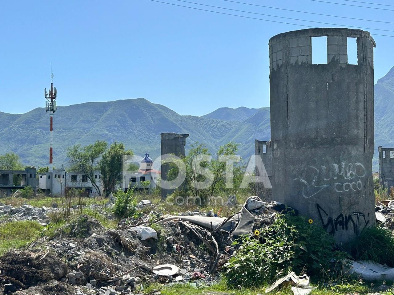 La colonia fantasma se encuentra ubicada  entre las colonias Xochimilco y Valle del Sol, en el municipio de Guadalupe, Nuevo León. Foto: Jorge López