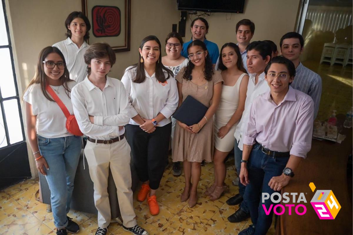 Vida Gómez, candidata por Movimiento Ciudadano a la gubernatura de Yucatán llama a los jóvenes a involucrarse el proceso electoral Foto: Instagram @vidagomezh