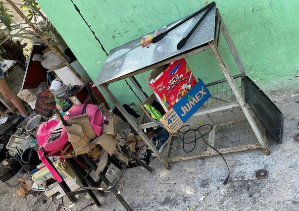 Familia pierde todo durante incendio en Victoria