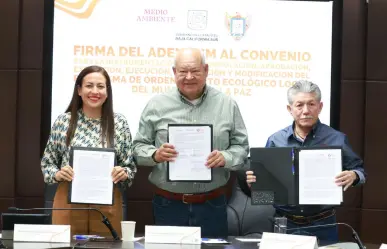 Firman tres niveles de gobierno convenio de colaboración ambiental en BCS