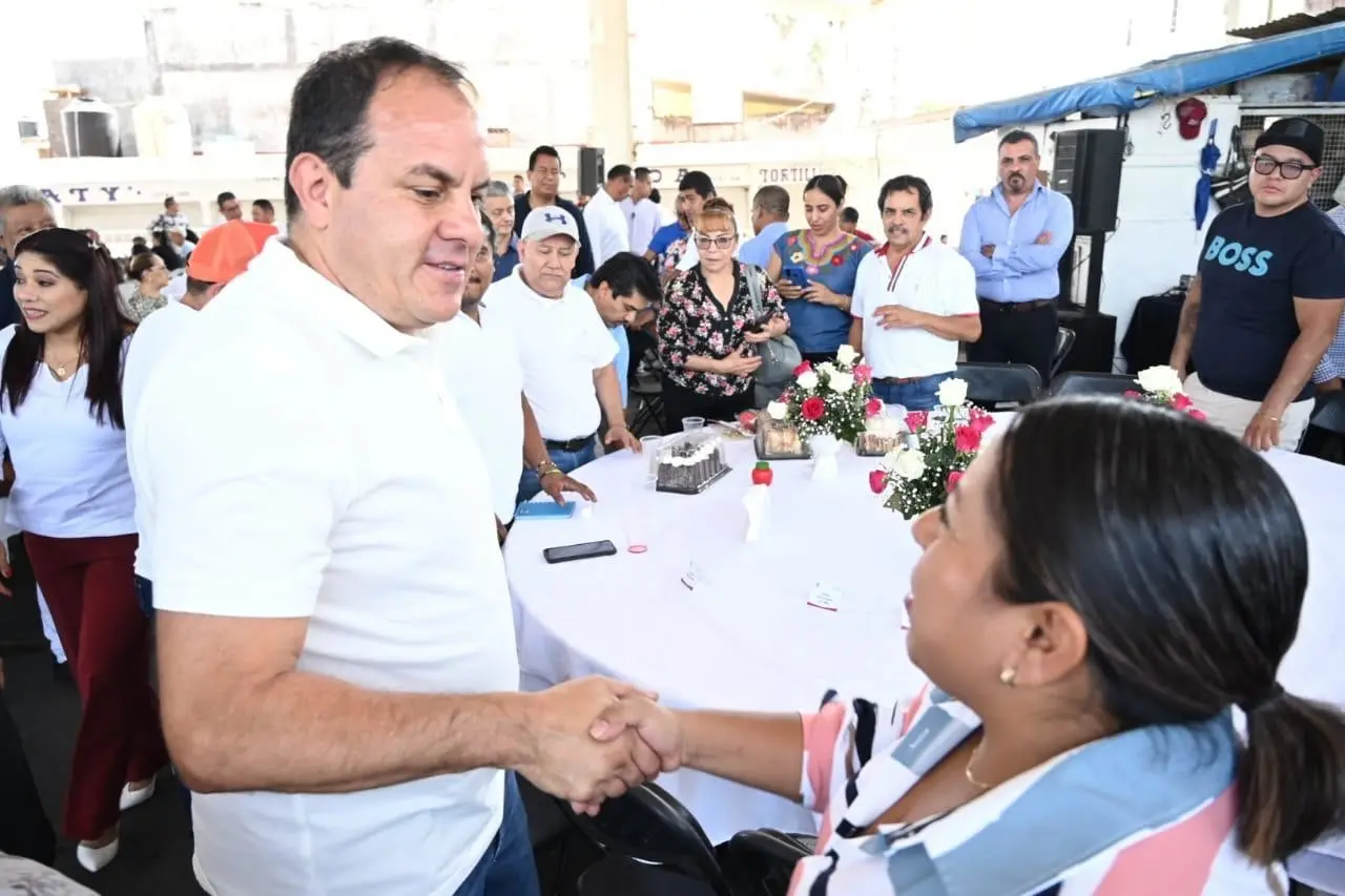 Cuauhtémoc Blanco, gobernador de Morelos durante un evento público. Foto: X/Cuauhtémoc Blanco