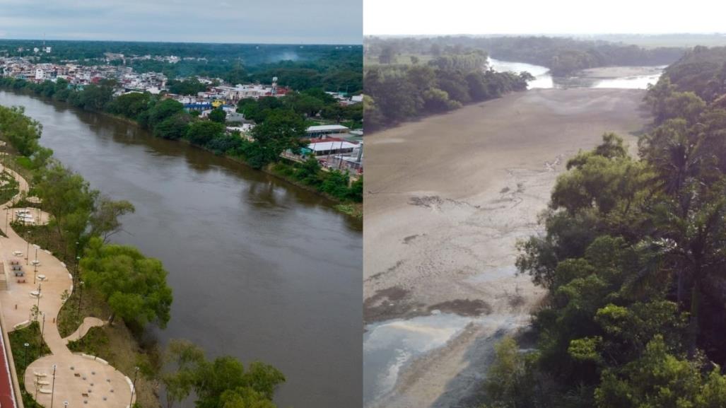 Alerta por altas temperaturas en Tabasco; ríos comienzan a secarse